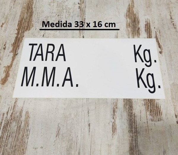 Adhesivo TARA / MMA · Señalización Homologada (1)