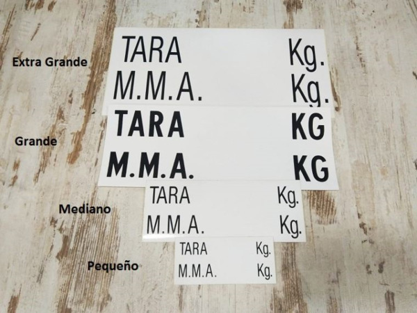 Adhesivo TARA / MMA · Señalización Homologada (2)