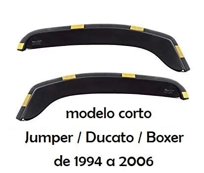 Citroen Jumper/Peugeot Boxer/Fiat Ducato 1994>2006 · Deflectores de Aire · Juego Delantero (3)