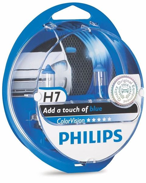 Philips H7 ColorVision Estuche 2 Bombillas (1)