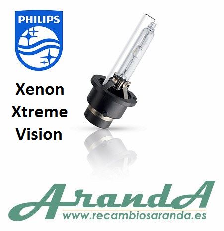 D2S Philips Xenon White Vision Lámpara +Blanca Efecto Led (1)