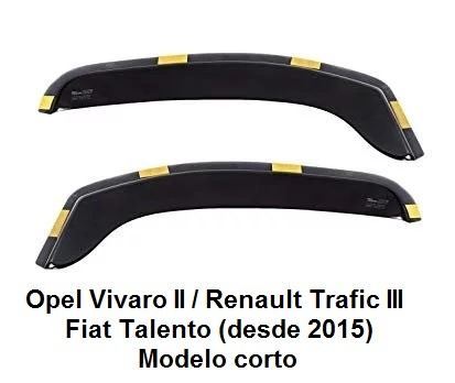 Renault Trafic / Opel Vivaro / Fiat Talento 2014-actualidad · Deflectores de Aire · Juego Delantero (2)