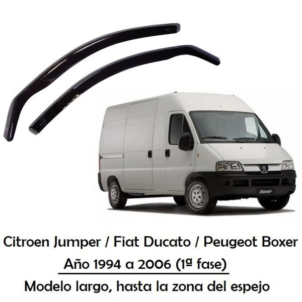 Citroen Jumper/Peugeot Boxer/Fiat Ducato 1994>2006 · Deflectores de Aire · Juego Delantero (1)