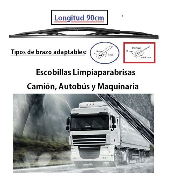 Camión · Autobús · Tractor · Maquinaria (Escobilla Limpiaparabrisas) (1)