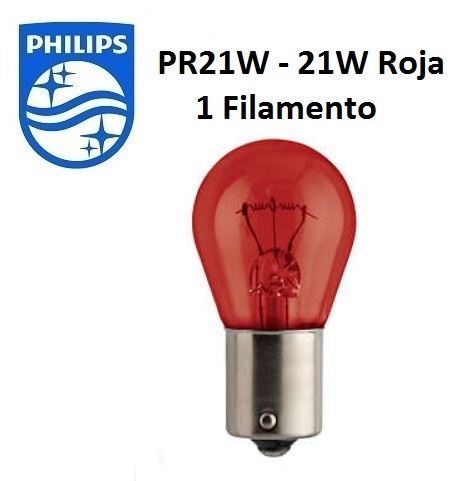 PR21W Philips Lámpara Roja 1 Polo 12V 21W
