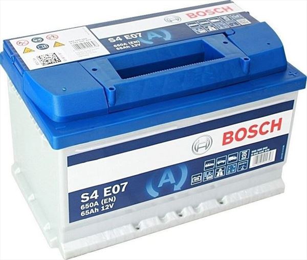 S4E07 Batería Bosch EFB 12V 65Ah 650A -/+ Start Stop · Alto Rendimiento