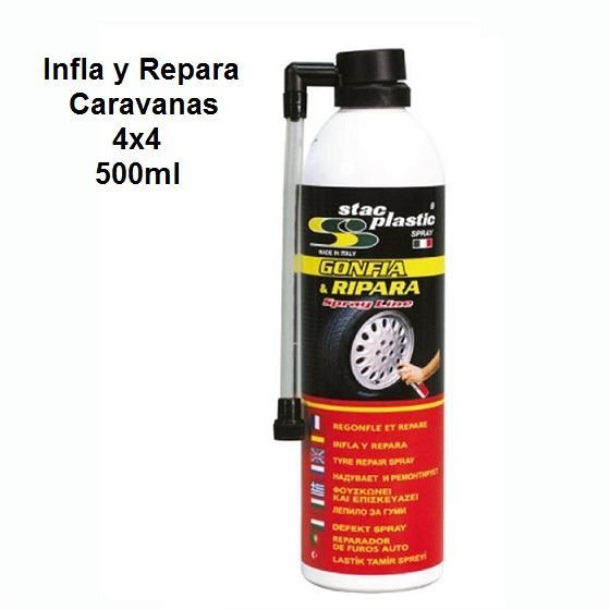 Spray Repara Pinchazos. Infla y Repara. Sellador de neumáticos (2)