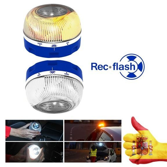 V16 RecFlash - Baliza Aviso Emergencia LED (3)