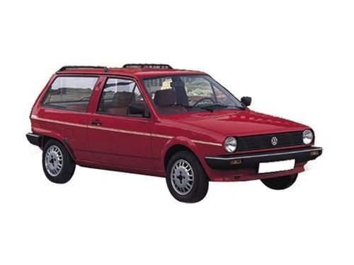 Volkswagen Polo 1984-1990 Paragolpes Trasero Perfil Cromado (1)