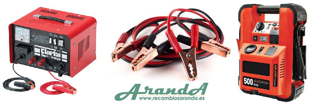 Pinzas y Cables de Arranque para coche, moto e industrial