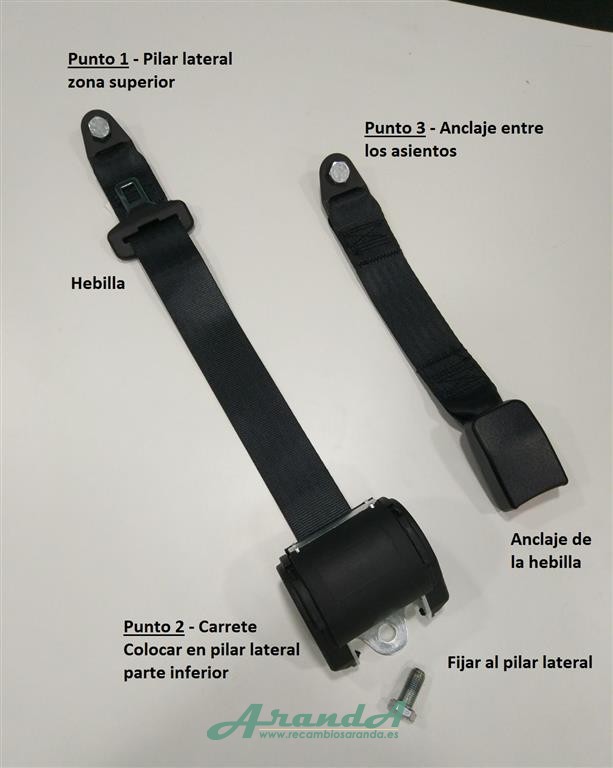 Kit de montaje de anclaje de sujeción de asiento infantil Universal para  coche, Conector de cinturón