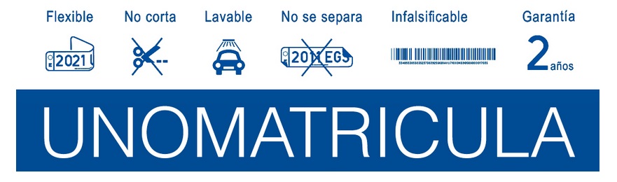 Matrícula de aluminio azul para taxi y servicio público homologada -  GRABADOR INGELS - Tienda online