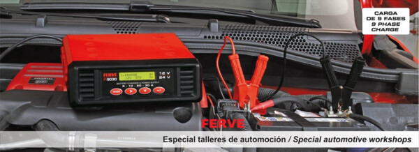 FERVE Cargadores de Batería FERVE · Cargadores Profesionales