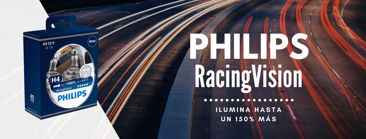 Estuches de iluminación Philips. Gama Xtreme, Color y Racing Vision