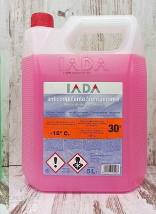 -18ºC Anticongelante rosa al 30% · Uso directo · Envase 5 litros