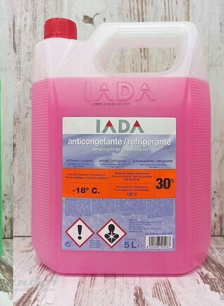 -18ºC Anticongelante Rosa al 30% · Uso directo · Envase 5 litros