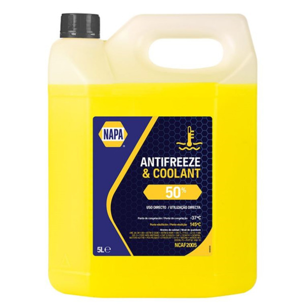-37ºC Anticongelante G12 al 50% · Orgánico Multimetal · 5 litros (1)