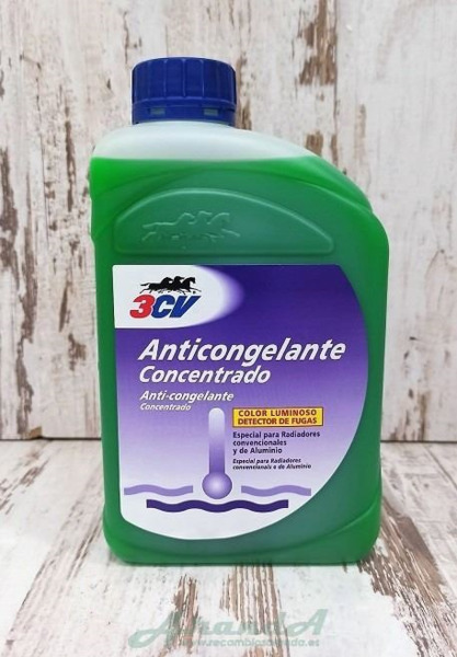 100% Anticongelante Puro. Concentrado de Máxima Protección · 1 litro (1)