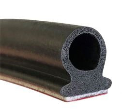 GV001N · 10x10,5mm Perfil Esponjoso Adhesivo · Caucho EPDM Flexible