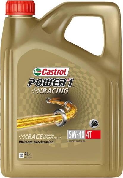 5W40 Castrol 4T Power1 Racing Moto · 1L / 4L (1)