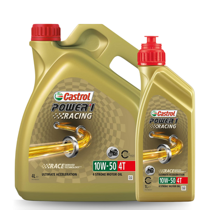 10W10 Castrol 4T Power1 Racing Moto · 1L / 4L