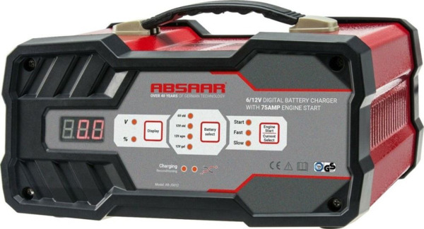 12A Cargador de Baterías Automático + Arrancador Absaar 6/12V (120Ah) (4)