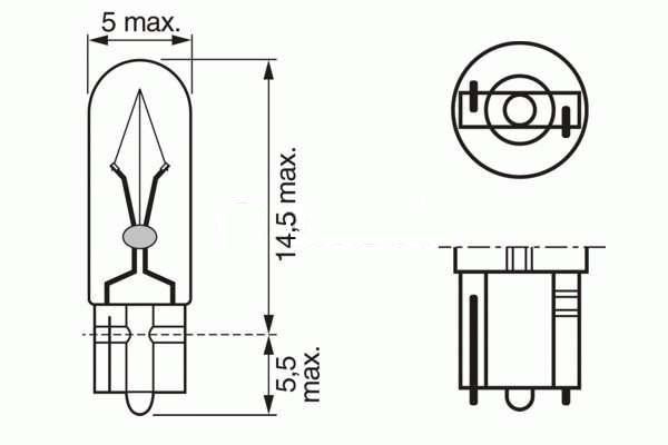 1,2W Lámpara Control Halógena 12V 1,2W (1)