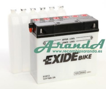 12Y16A-3A Tudor Exide 12V 20Ah 210A · Batería para Moto