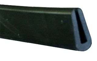13x8mm Burlete de Goma · Color Negro · Tamaño Grande