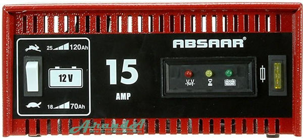 15A Absaar 12V Cargador de Baterías Rápido (hasta 120Ah) (1)