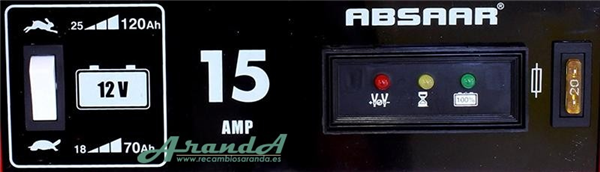15A Absaar 12V Cargador de Baterías Rápido (hasta 120Ah) (2)