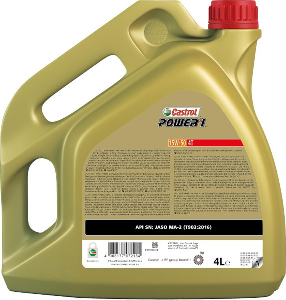 15W50 Castrol Power1 4T · 100% Sintético (2)