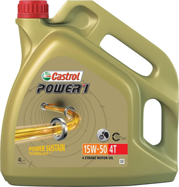 15W50 Castrol Power1 4T · 100% Sintético (1)