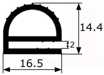 GV016 · 16,5x14,4mm Goma industrial (1)