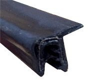 CR015 · 17x10mm Perfil Lamelunas Flocado · Tira rígida de 1,20 metros · Con metal interior (1)