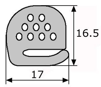 GV011 · 17x16,5mm Goma esponjosa industrial (1)