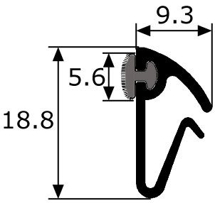 18,8x9,3mm · Kits de Piezas Lamelunas · Clásicos Seat (124 / 1200 Bocanegra) (1)