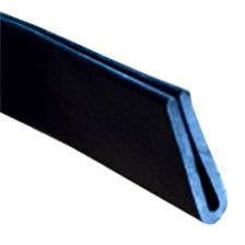 BP027 · 19x4,5mm Burlete de Goma · Color Negro · Extrafino