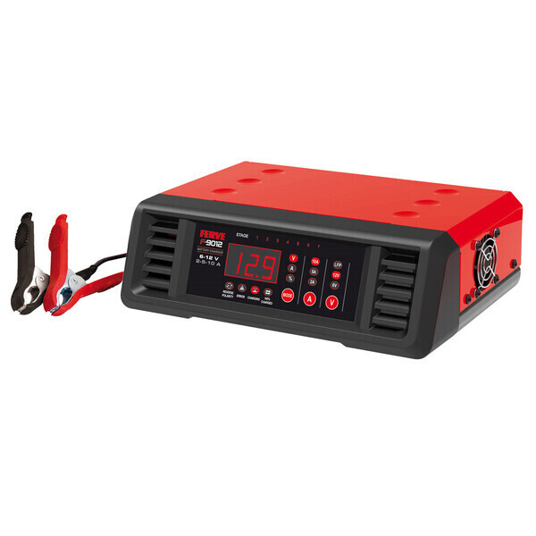 F-9012 2-5-10A Cargador Ferve · Baterías 6/12V de 4 a 120 Ah