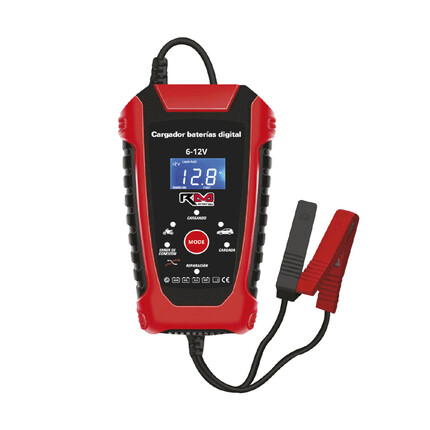 2-6A Cargador de Baterías Digital Inteligente · RM Connect · 6V-12V · Coche/Moto