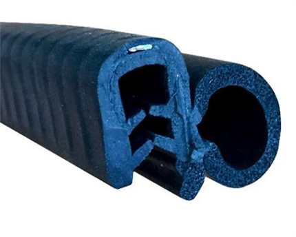 22x12mm Goma Estanqueidad de Puerta Lateral · Caucho EPDM