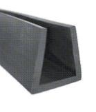 24x24mm Burlete Negro Goma Epdm