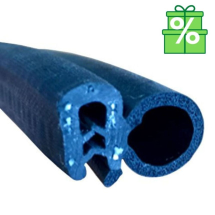 25x15mm Goma Estanqueidad de Puerta Lateral · Caucho EPDM
