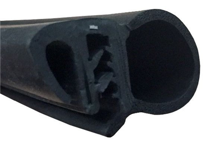 28x20,7mm Goma estanqueidad con pestaña lateral · Caucho EPDM