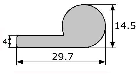 GV010 · 29,7x14,5mm Goma esponjosa industrial (1)