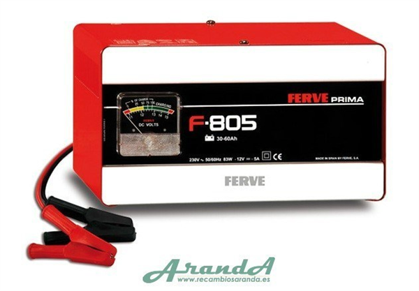 F-805 30-60Ah Cargador Ferve Prima 12V 5A