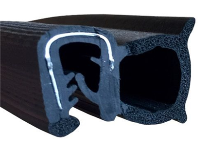 28,5x17,7mm Goma estanqueidad de puerta lateral · Caucho EPDM