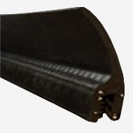 GM007 · 35,4x5mm Goma Estanqueidad Frontal · Aleta Flexible · Caucho EPDM