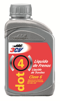 3CV Líquido de Frenos Dot4 Clase6 · 500ml