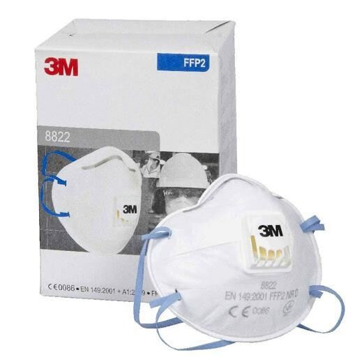 3M 8822 FFP2 Mascarilla autofiltrante con válvula (2)